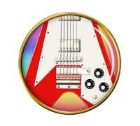 Spilla A Forma Di Chitarra Flying V