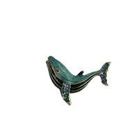 Spilla a forma di creatura oceanica con strass, alla moda, a forma di balena e conchiglia, decorazione vintage elegante per borse e cappelli, 1.0*1.0*1.0