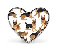 Spilla a forma di cuore con balena assassina, spilla in metallo per camicie, giacche, cappelli, accessorio alla moda durevole e regalo per uomini, donne, eventi