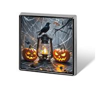 Spilla a forma di cuore con ragno corvo nero, elegante, zaino, cappello, giacche, decorare