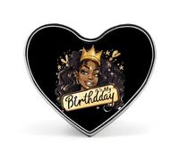 Spilla a forma di cuore con scritta "It's My Birthday", con scritta in lingua inglese "It's My Birthday", per zaini, giacche, cappelli, decorazione