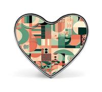 Spilla a forma di cuore dal design semplice, per donne e uomini, accessori alla moda per cappelli, borse, giacche, cappotti, regali di giorno