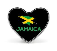 Spilla a forma di cuore "I Love Jamaica" - Accessori per abbigliamento uomo e donna
