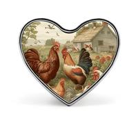 Spilla a forma di cuore, simpatico cane bulldog francese stampato, accessorio per gioielli da sposa, distintivo per zaini, spilla di San Valentino