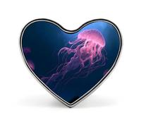 Spilla a forma di cuorea forma di cuore con luminose, distintivi in metallo, distintivi in metallo