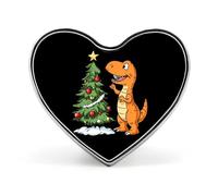 Spilla a forma di drago, albero di Natale e cuore carino, accessorio per abbigliamento e gioielli per uomo e donna