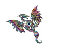 Spilla a forma di drago intricata, gioiello in lega per uso prolungato, personalizza per compleanni ed eventi speciali, elegante spilla a forma di drago, Misura unica, come descritto