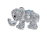 Spilla a forma di elefante con diamanti alla moda, il design unico lo rende più elegante e dal design elegante