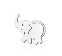 Spilla a forma di elefante, in acciaio inox, per donne e uomini, ideale per abiti, sciarpe, borse e regali, 20*17 Mm, Acciaio inossidabile, Non pietra preziosa