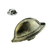 Spilla a forma di elmo dell'esercito Tommy dell'esercito britannico della prima guerra mondiale, in peltro con sacchetto regalo