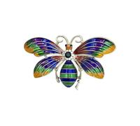 Spilla a forma di farfalla in stile retrò, accessorio multiuso per abbigliamento formale, da indossare tutti i giorni, per momenti speciali, spilla vintage a forma di farfalla, Misura unica, come