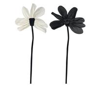 Spilla a forma di fiore 3D, 1 paio di spille in tessuto di organza, spilla a forma di nastro con fiore 3D, per abito fai da te, decorazione per giacca e matrimonio, accessorio per gioielli, Materiale
