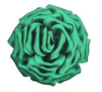 Spilla a forma di fiore da donna, realizzata a mano, 160 mm, grande, in raso di seta, a forma di rosa, per matrimoni, feste, abiti, giacche, regali per la madre della sposa, 160mm, Chiffon di raso