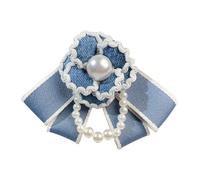 Spilla a forma di fiore di camelia con perle retrò, delicata artigianalità, papillon facile da usare, versatile, regalo elegante spilla per le donne, Misura unica, come descritto