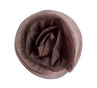 Spilla a forma di fiore di grandi dimensioni, accessorio fatto a mano per abbigliamento e decorazioni per la casa con struttura in poliestere realistico corsage oversize, Misura unica, come descritto