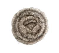 Spilla a forma di fiore di peluche imitazione design per le donne che apprezzano il comfort e l'eleganza nei loro accessori gioielli unici di gusto, Misura unica, come descritto