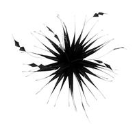 Spilla A Forma Di Fiore Di Piume Piume bicolore con clip, piume di tacchino, fiori for cappelli da festa fai te Per Abito Da Festa(Color-01)