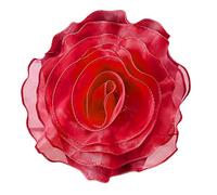 Spilla a forma di fiore di rosa per le donne multistrato floreale spilla da bavero gioielli di tendenza camicia cappotto spilla festa di nozze spille abbigliamento abbellimento