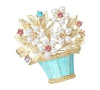 Spilla a forma di fiore, elegante corpetto per ogni occasione alla moda, Einheitsgröße, come descritto