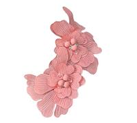 Spilla a forma di fiore in poliestere 3D Spilla in poliestere Elegante risvolto Abito da sposa Corpetto per uso quotidiano Party Wear Elegante spilla da bavero, Misura unica, come descritto