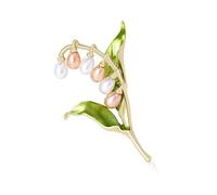 Spilla a forma di fiore ornata con perle, versatile spilla in lega, accessorio per abbigliamento elegante e alla moda