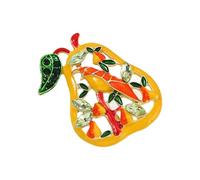 Spilla a forma di frutta in lega alla moda con colori vivaci che si abbinano sia all'abbigliamento casual che formale alla moda gioielli accessori fibbia spilla, Misura unica, come descritto