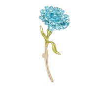 Spilla a forma di garofano in lega, perfetta per feste di lavoro e occasioni speciali, spilla a forma di fiore in lega, sicura per la mamma, One Size, come descritto