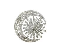 Spilla a forma di girasole alla moda in metallo resistente alla corrosione per un uso a lungo termine, Einheitsgröße, come descritto
