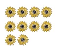 Spilla a forma di girasoli alla moda con metallo per un uso prolungato nel tempo, elegante spilla in lega per donne e uomini, accessorio in metallo