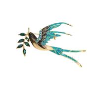 Spilla a forma di gufo mistico con strass, robusta struttura in metallo, stile vintage, ideale per lei o per lui, spilla retrò a forma di gufo, Misura unica, come descritto