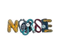 Spilla A Forma Di Lettera Charm Per Borsa Con Design Di Lettering Da