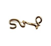 Spilla a forma di lettera in lega alla moda per migliorare il tuo look a riunioni e ambienti casual con accessorio artigianale da indossare per feste