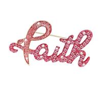 Spilla a forma di lettere alla moda per spilla delicata con accenti di cristallo spilla da donna, One Size, come descritto