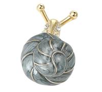 Spilla a forma di lumaca smaltata a forma di lumaca realizzata a mano in lega per migliorare stili e individualità, spilla creativa smaltata a forma di lumaca, design artigianale in lega, One Size