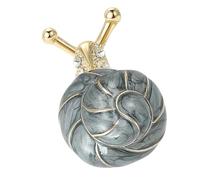 Spilla a forma di lumaca smaltata a forma di lumaca, realizzata a mano, realizzata in lega per migliorare stili e individualità, spilla alla moda da donna, One Size, come descritto