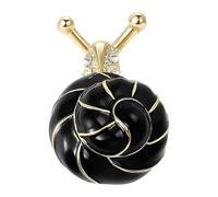 Spilla a forma di lumaca smaltata a forma di lumaca, realizzata a mano, realizzata in lega per migliorare stili e individualità, spilla alla moda da donna, One Size, come descritto