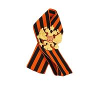 Spilla a forma di medaglia, con dettaglio storico a nastro, a strato singolo/doppio strato, per eventi formali, regalo per dare significato al petto da collezione, Misura unica, come descritto