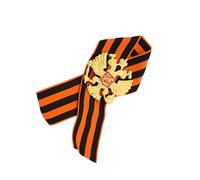 Spilla a forma di nastro con doppia testa di ispirazione storica, spilla da bavero, accessorio da collezione, resistente allo sbiadimento, spilla patriottica a nastro, Misura unica, come descritto