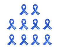 Spilla a forma di nastro con scritta "Hope Charm", per abiti casual o formali, accessorio per la speranza, Misura unica, come descritto