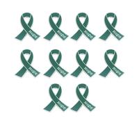 Spilla a forma di nastro con scritta "Hope", con chiusura sicura, per l'uso quotidiano, robusta spilla in lega, idea regalo, Misura unica, come descritto