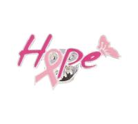 Spilla a forma di nastro per la sensibilizzazione della salute, accessorio alla moda per maglioni e giacche, accessorio per tumori al seno, Misura unica, come descritto