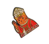 Spilla a forma di padrino dei cartoni animati, in lega, accessorio alla moda e spilla a forma di cartone animato, spilla elegante