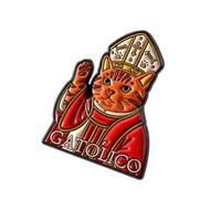 Spilla a forma di padrino in lega, accessorio alla moda e spilla a forma di cartone animato