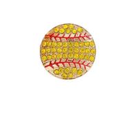 Spilla a forma di pallone da calcio con strass, per donne e uomini, delicata palla americana, spille di cristallo, da rugby, basket, pallavolo, baseball, collezione sportiva, gioielli da regalo