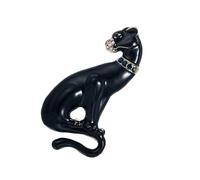 Spilla a forma di pantere alla moda con superfici lisce, leggera, 17 g, regalo versatile, spilla in lega di zinco per donne e uomini