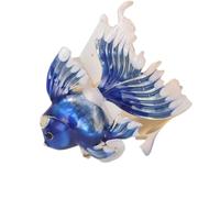 Spilla a forma di pesce artigianale in lega di gioielli a goccia con dettagli a due vie abbigliamento accessorio idee regalo spilla pesce unisex, Misura unica, come descritto