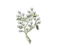 Spilla a forma di pianta unica, bellissima spilla in lega, accessorio alla moda, adatta per abbigliamento e borse, spilla vintage a forma di pianta, Misura unica, come descritto