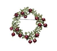 Spilla a forma di pianta unica, bellissima spilla in lega, accessorio alla moda, adatta per abbigliamento e borse, spilla vintage a forma di pianta, Misura unica, come descritto