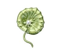 Spilla a forma di pianta unica, bellissima spilla in lega, accessorio alla moda, adatta per abbigliamento e borse, spilla vintage a forma di pianta, Misura unica, come descritto