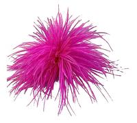 Spilla a forma di piuma, corsetti, decorazioni in tessuto, spille da bavero per donna e uomo, Misura unica, come descritto